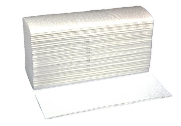 Falthandtuch Z-Falz weiss, 2-lagig