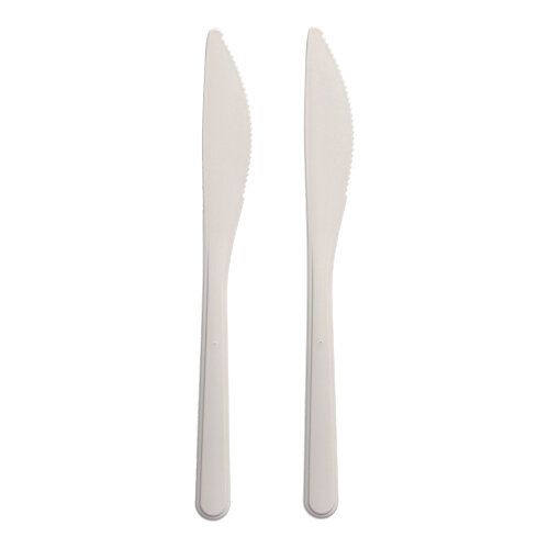 Messer, Bio-CPLA, 18,5 cm, weiss, extra stabil